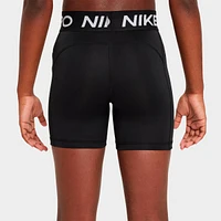 Girls' Big Kids' Nike Pro High-Waisted Bike Shorts