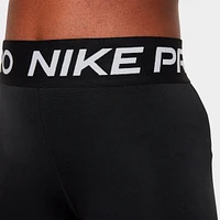 Girls' Big Kids' Nike Pro High-Waisted Bike Shorts