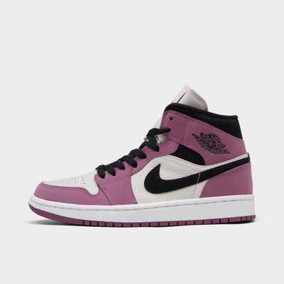 Women's Air Jordan Retro 1 Mid SE Casual Shoes