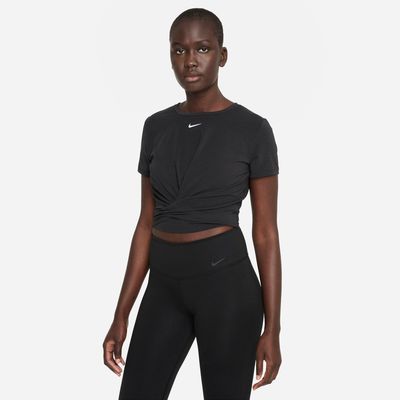 Women's Nike Dri-FIT One Luxe Twist Standard Fit Short-Sleeve Shirt