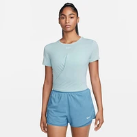 Women's Nike Dri-FIT One Luxe Twist Standard Fit Short-Sleeve Shirt