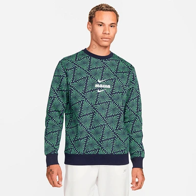 Men's Nike Sportswear Nigeria Club Fleece Crewneck Sweatshirt