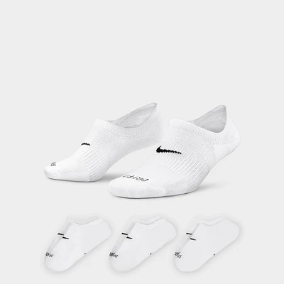 Women's Nike Everyday Plus Cushioned Training Footie Socks (3-Pack)