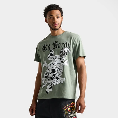 Men's Ed Hardy Death Or Glory Skull T-Shirt