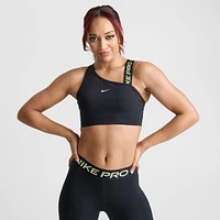 Women's Nike Pro Dri-FIT Swoosh Asymmetrical Medium-Support Sports Bra