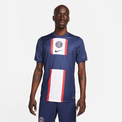 France National Team 2022/23 Stadium Away (Kylian Mbappe) Men's Nike  Dri-FIT Soccer Jersey.