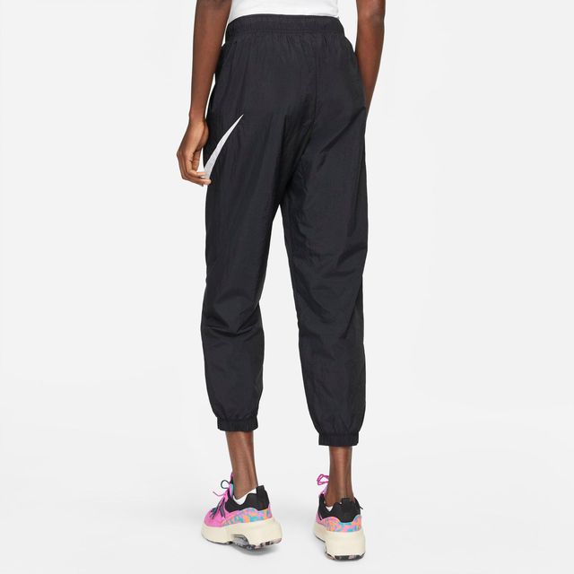 Nike Women's Nsw Curve Club Fleece Mid Rise Cargo Joggers - BLACK/WHITE
