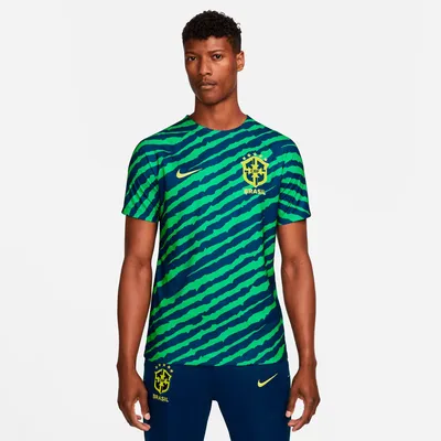 Nike 2022-23 Portugal Women's Pre-Match Jersey - Obsidian-Gold Dart