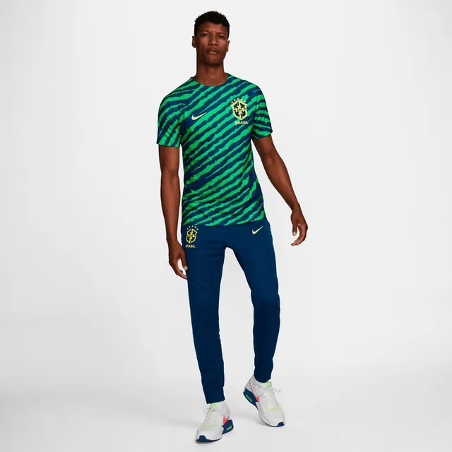 Nike Men's Portugal 2022/23 Pre-match Jersey Obsidian/ Gold Dart