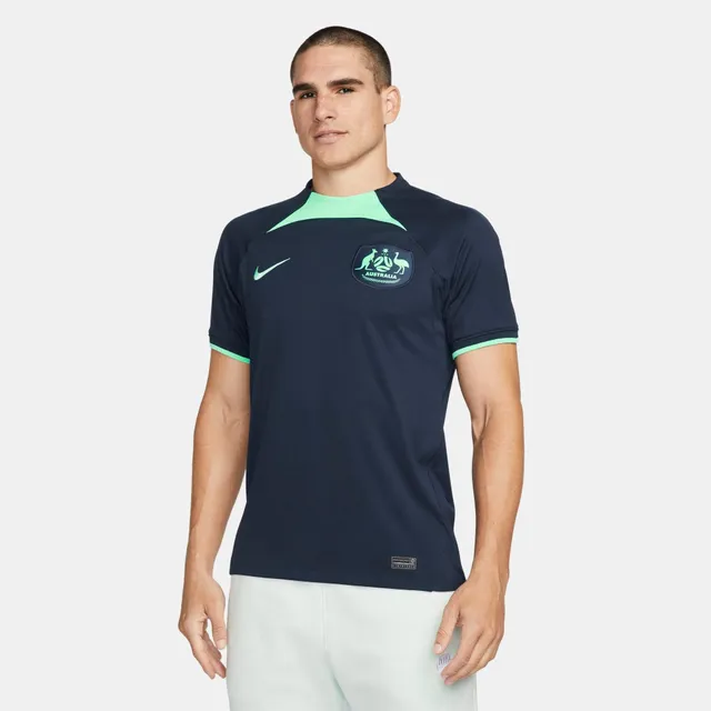 Lids Brazil National Team Nike 2022/23 Pre-Match Top - Blue/Green