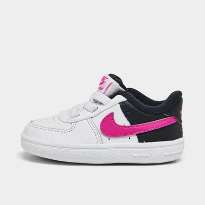 Infant Nike Force 1 Stretch Lace Crib Booties