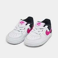 Infant Nike Force 1 Stretch Lace Crib Booties