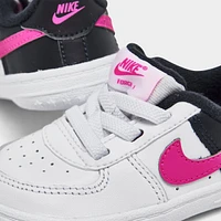 Infant Nike Force 1 Stretch Lace Crib Booties