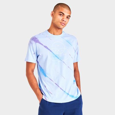 Men's Nike Sportswear Tie-Dye Printed Diagram Graphic T-Shirt