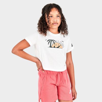 Girls' Nike Sportswear Sun Club Cropped T-Shirt