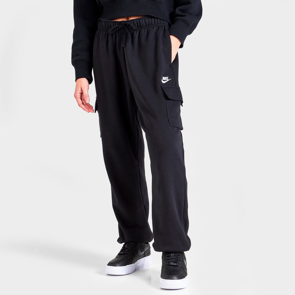 NIKE Women's Nike Sportswear Club Fleece Mid-Rise Oversized Cargo  Sweatpants