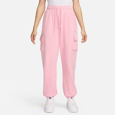 Women's Nike Sportswear Club Fleece Mid-Rise Oversized Cargo Sweatpants