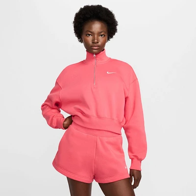 Women's Nike Sportswear Phoenix Fleece Oversized Half-Zip Crop Sweatshirt