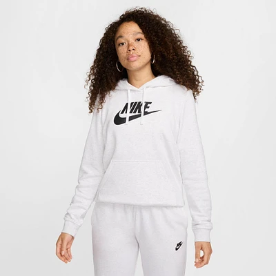 Women's Nike Sportswear Logo Club Fleece Pullover Hoodie