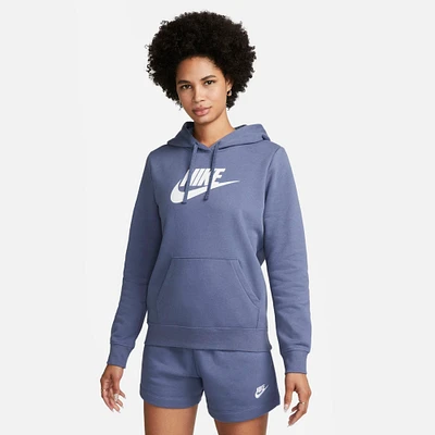 Women's Nike Sportswear Logo Club Fleece Pullover Hoodie