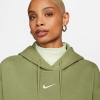 Nike Sportswear Women's Phoenix Fleece Oversized Pullover Hoodie Arctic  Orange / Sail