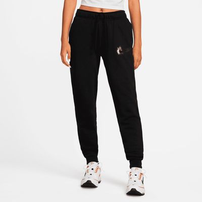 Women's Nike Sportswear Club Fleece Mid-Rise Stardust Logo Jogger Pants