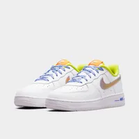 Nike Air Force 1 LV8 Low White Magma Orange Medium Blue