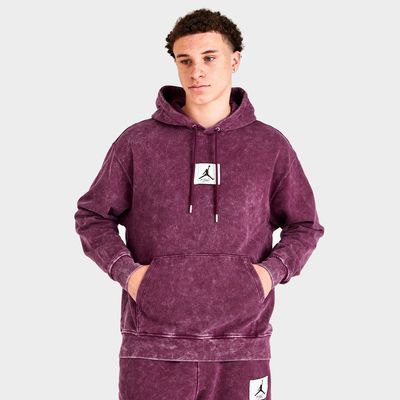 Jordan Essentials All-Over Wash Fleece Pullover Hoodie