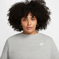 Women's Nike Sportswear Club Fleece Crewneck (Plus Size)