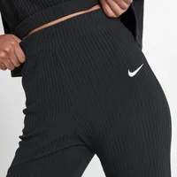 Women's Nike Sportswear High-Waisted Wide Leg Ribbed Jersey Pants