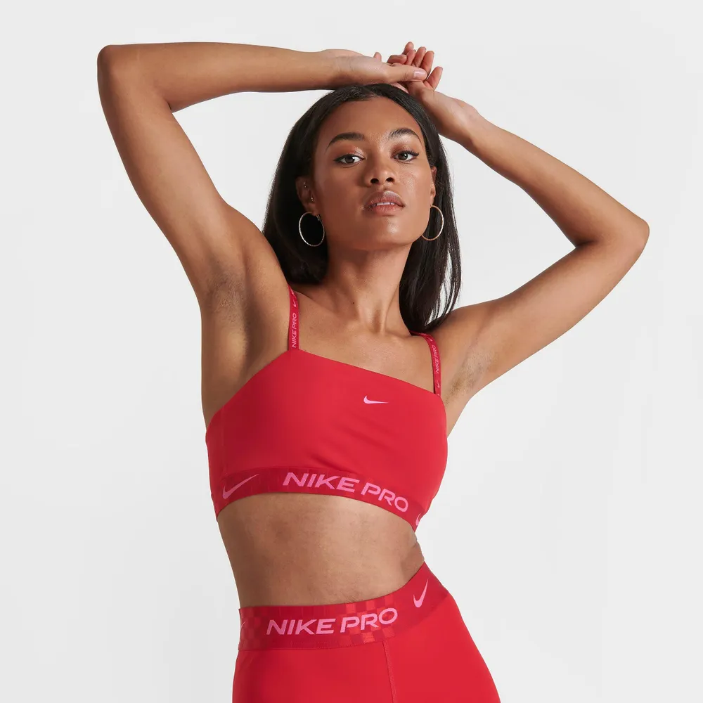 Nike Dri-FIT Swoosh Strappy Sports Bra - Pinksicle