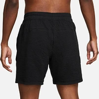 Men's Nike Yoga Textured Dri-FIT 7" Unlined Shorts