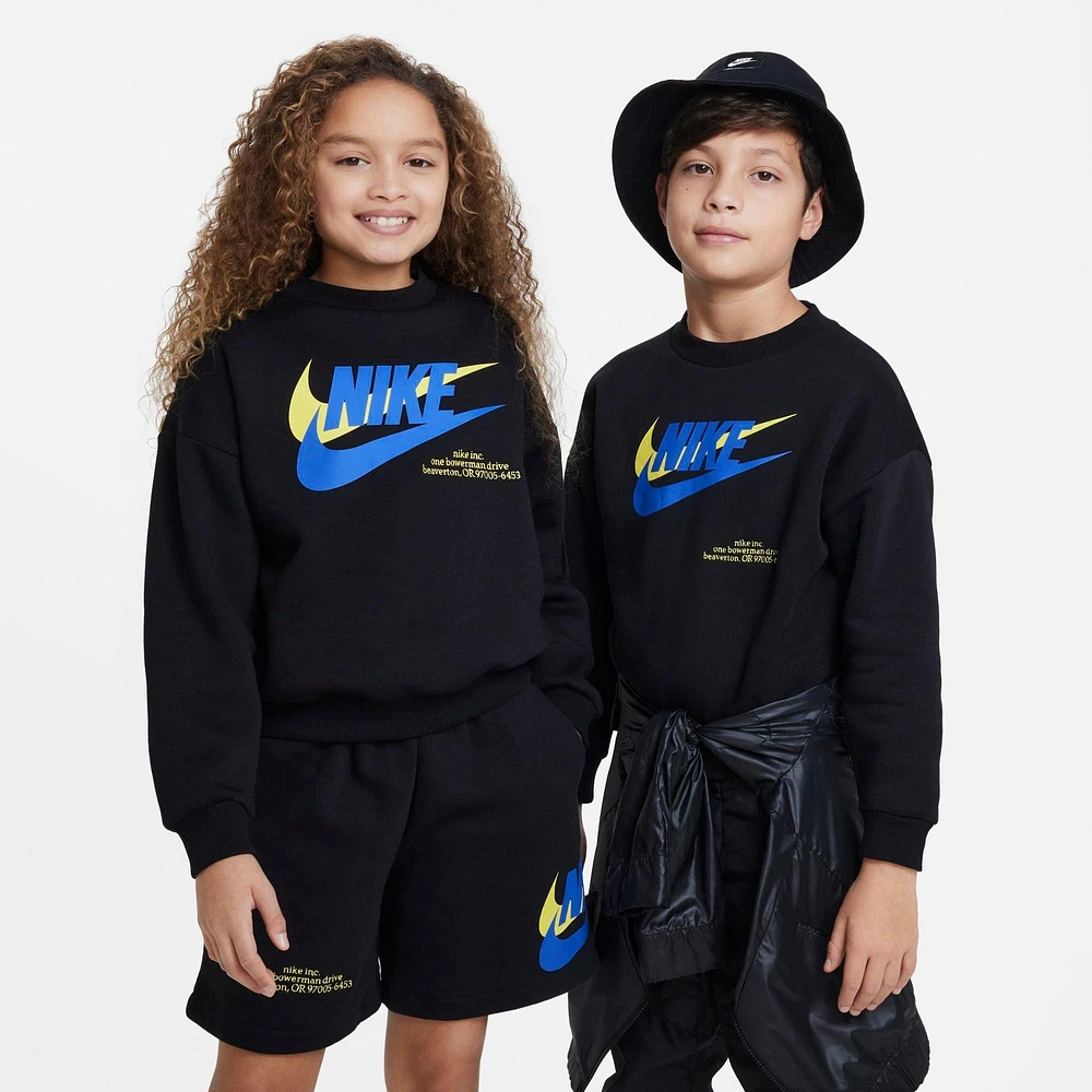 Kids' Nike Sportswear Icon Fleece Oversized Sweatshirt