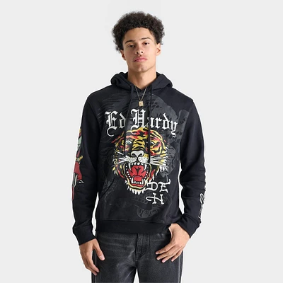 Men's Ed Hardy Tiger Dagger Hoodie