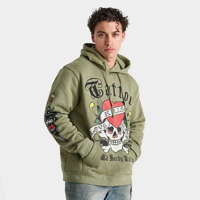 Men's Ed Hardy Love Kills Slowly Pullover Hoodie