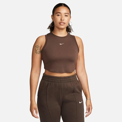 Women's Nike Sportswear Essential Ribbed Cropped Tank