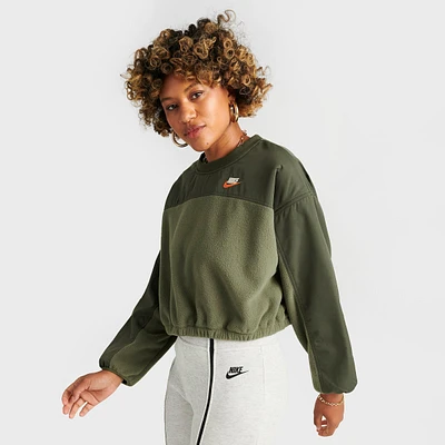Women's Nike Sportswear Utility Oversized Plush Crewneck Sweatshirt