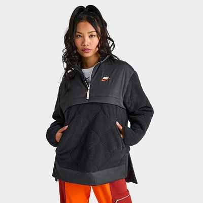 Women's Nike Sportswear 1/4-Zip High-Pile City Utility Jacket