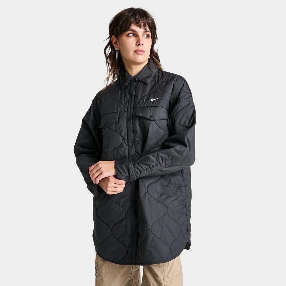 Women's Nike Sportswear Quilted Trench Shacket