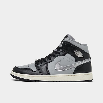 Women's Air Jordan Retro 1 Mid SE Casual Shoes