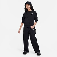 Girls' Nike Sportswear Club Fleece Wide-Leg Pants