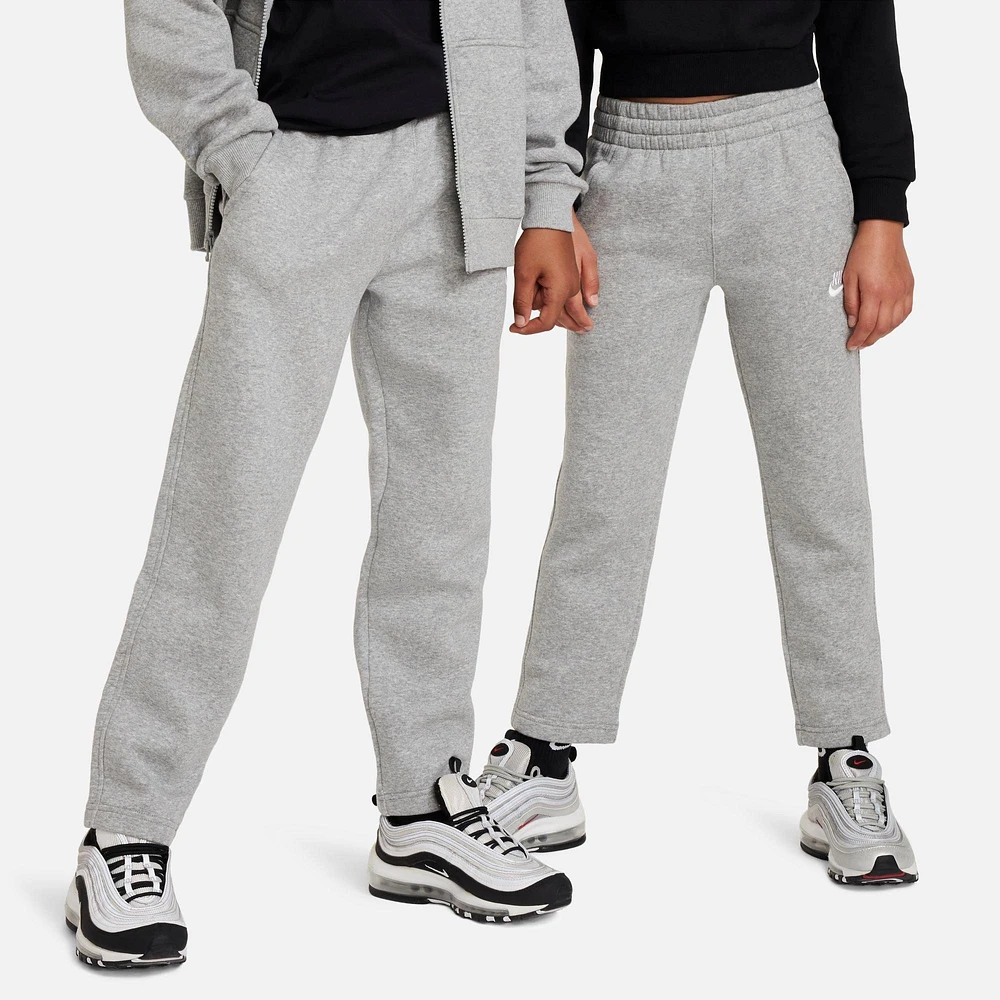 Kids' Nike Sportswear Club Fleece Open-Hem Pants