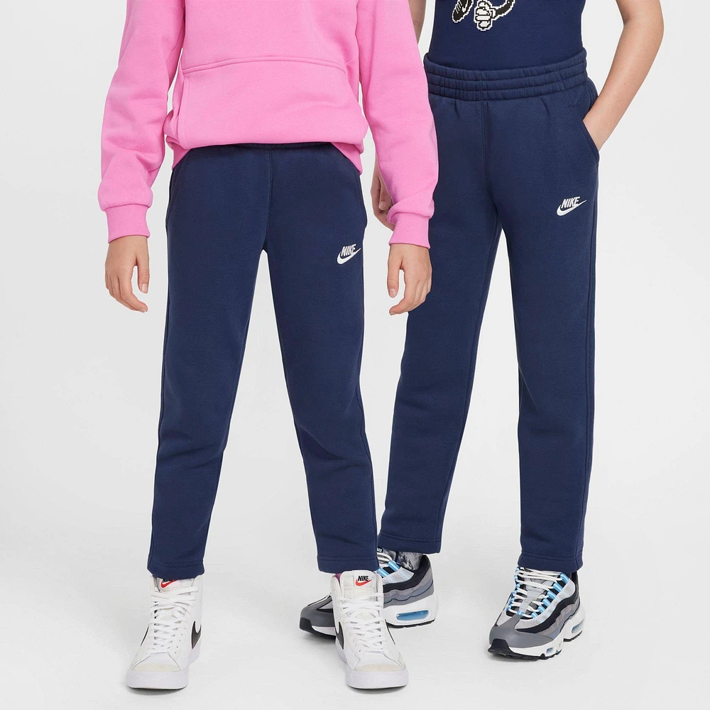 Kids' Nike Sportswear Club Fleece Open-Hem Pants