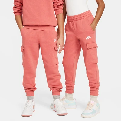 Kids' Nike Sportswear Club Fleece Cargo Jogger Pants