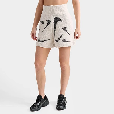 Women's Nike Sportswear Phoenix Cozy High-Waisted Slim 4" Knit Shorts