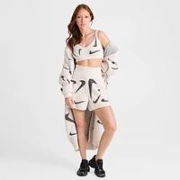 Women's Nike Sportswear Phoenix Cozy High-Waisted Slim 4" Knit Shorts