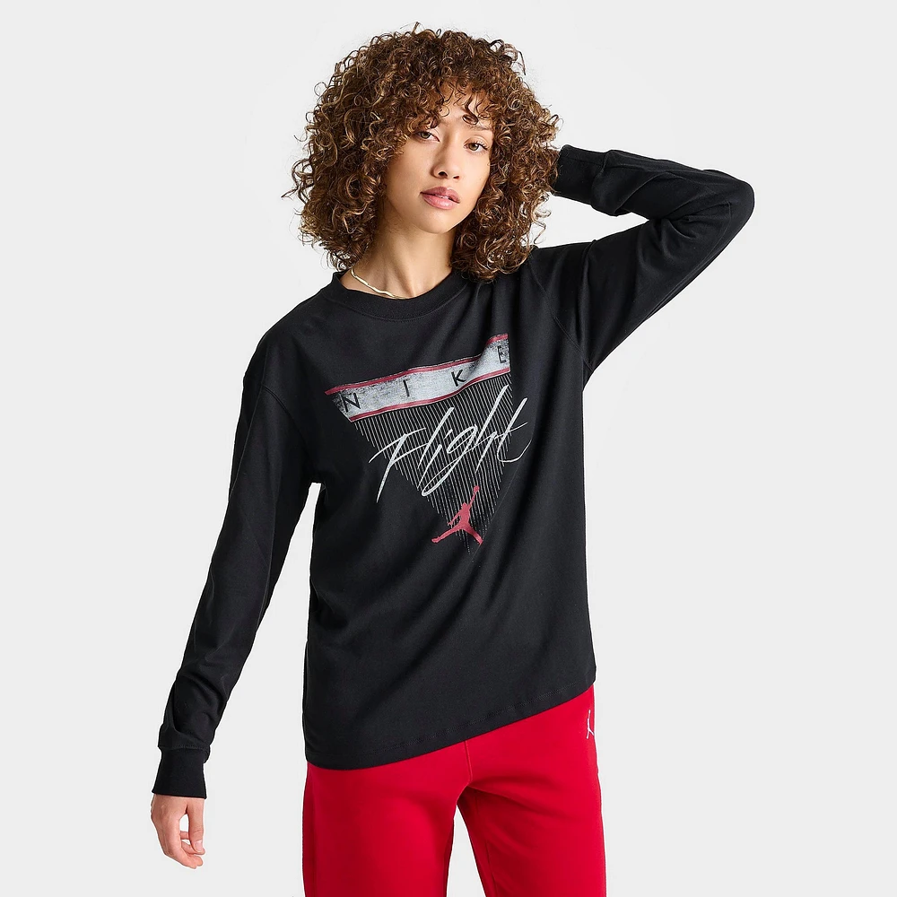 Women's Jordan Long-Sleeve Graphic T-Shirt