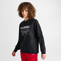 Women's Jordan Long-Sleeve Graphic T-Shirt