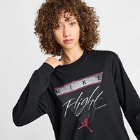 Women's Jordan Long-Sleeve Graphic T-Shirt