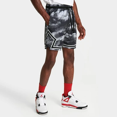 Men's Jordan Dri-FIT Sport Mesh Graphic Print Diamond Basketball Shorts